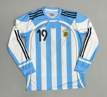 قميص ميسي الأرجنتين مونديال 2006 كم طويل